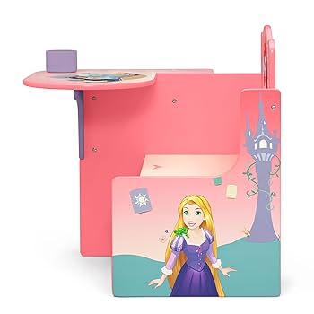 【セット商品】デスク&チェアー♡Princess（チェアー） 楽天市場】M Delta Disney プリンセス 一体型チェアーデスク